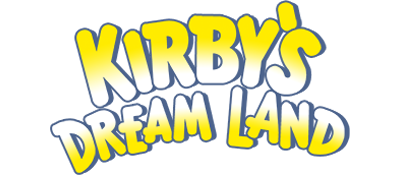 Kirby's Dream Land logo for GameBoy